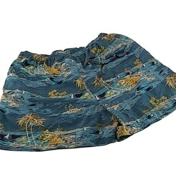 Original Island Sport Hawaiian‎ XL Board Shorts Swim Trunks - Picture 1 of 7